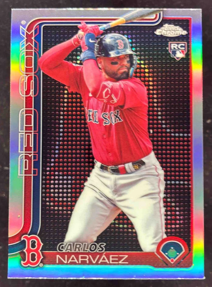 2025 Topps Chrome Lightboard Logo Variation #194 Carlos Narvaez RC
