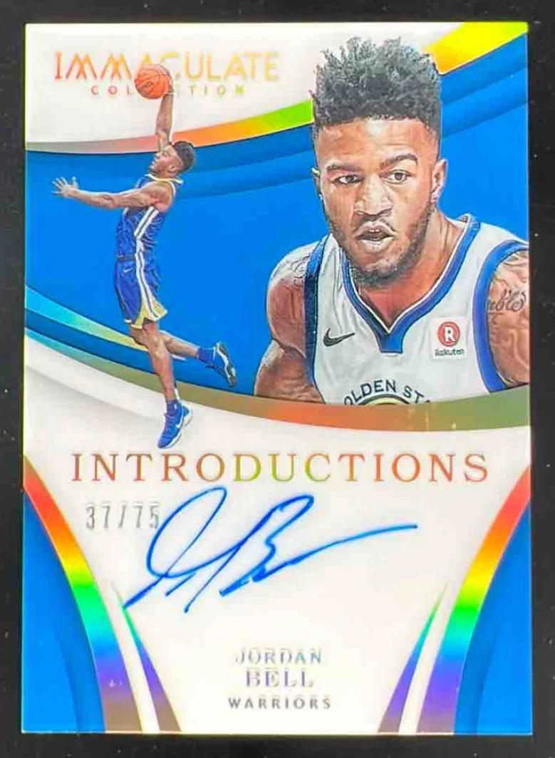 2017 Immaculate Collection Introductions #II-JBL Jordan Bell RC Auto /75