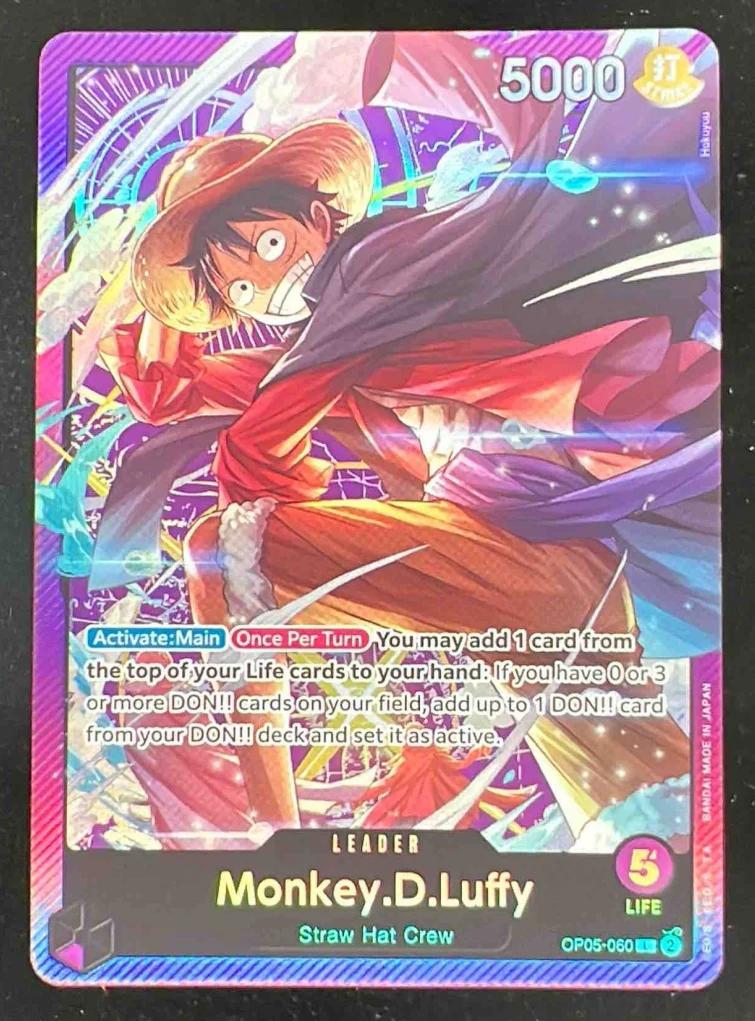 Monkey.D.Luffy Sound Loader Vol. 1 - One Piece Promotion Cards OP-PR