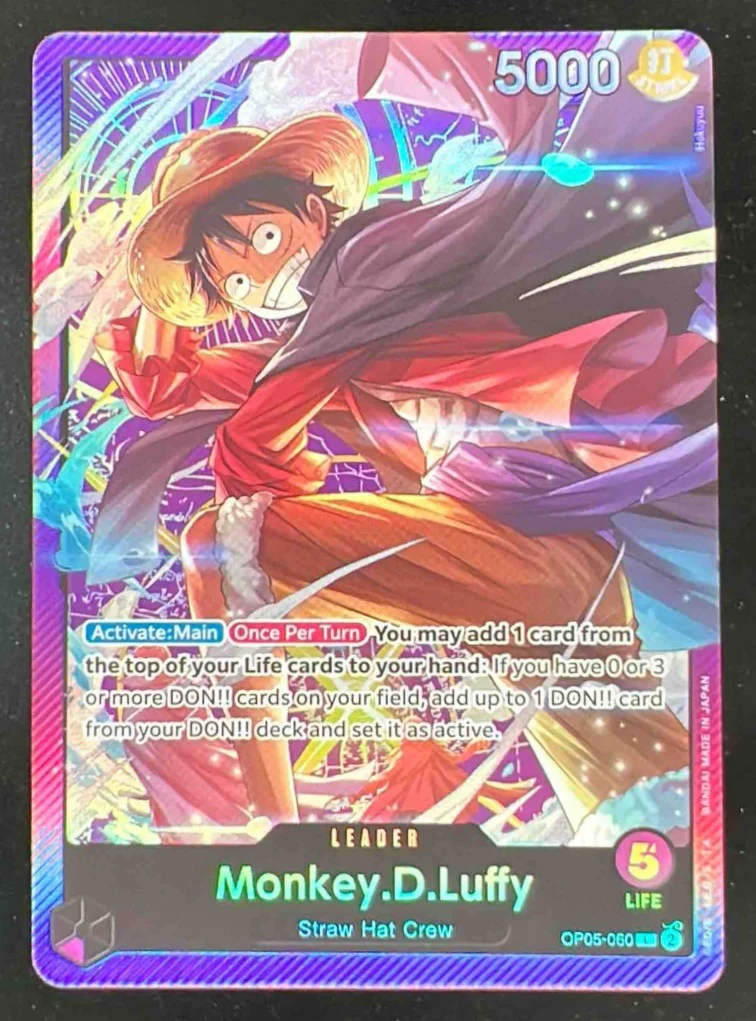 Monkey.D.Luffy Sound Loader Vol. 1 - One Piece Promotion Cards OP-PR
