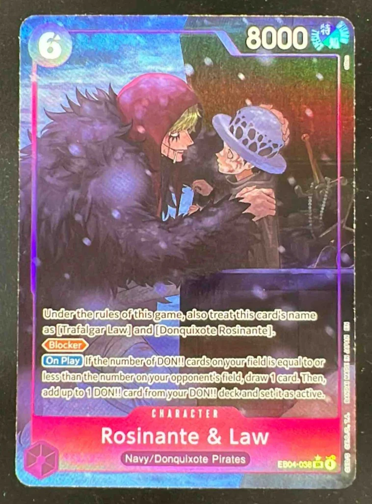 Rosinante & Law Alternate Art - The Azure Sea's Seven OP14