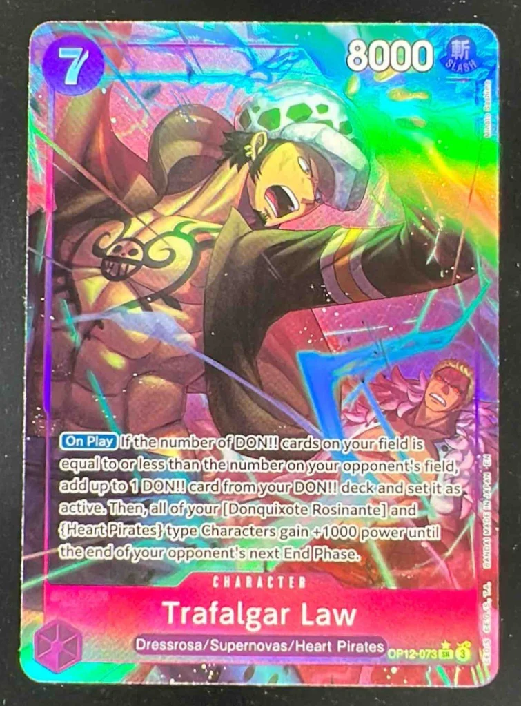 2025 One Piece Legacy of the Master Alternate Art #OP12-073 Trafalgar Law