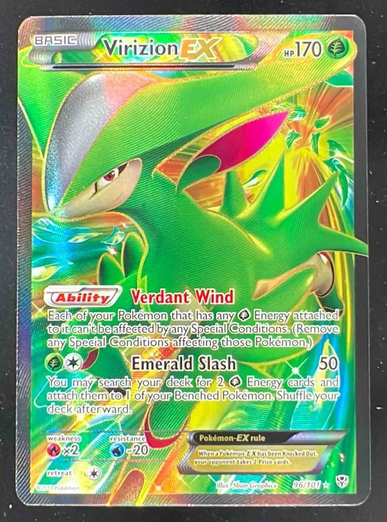 2013 Pokemon Black & White Plasma Blast #96/101 Virizion