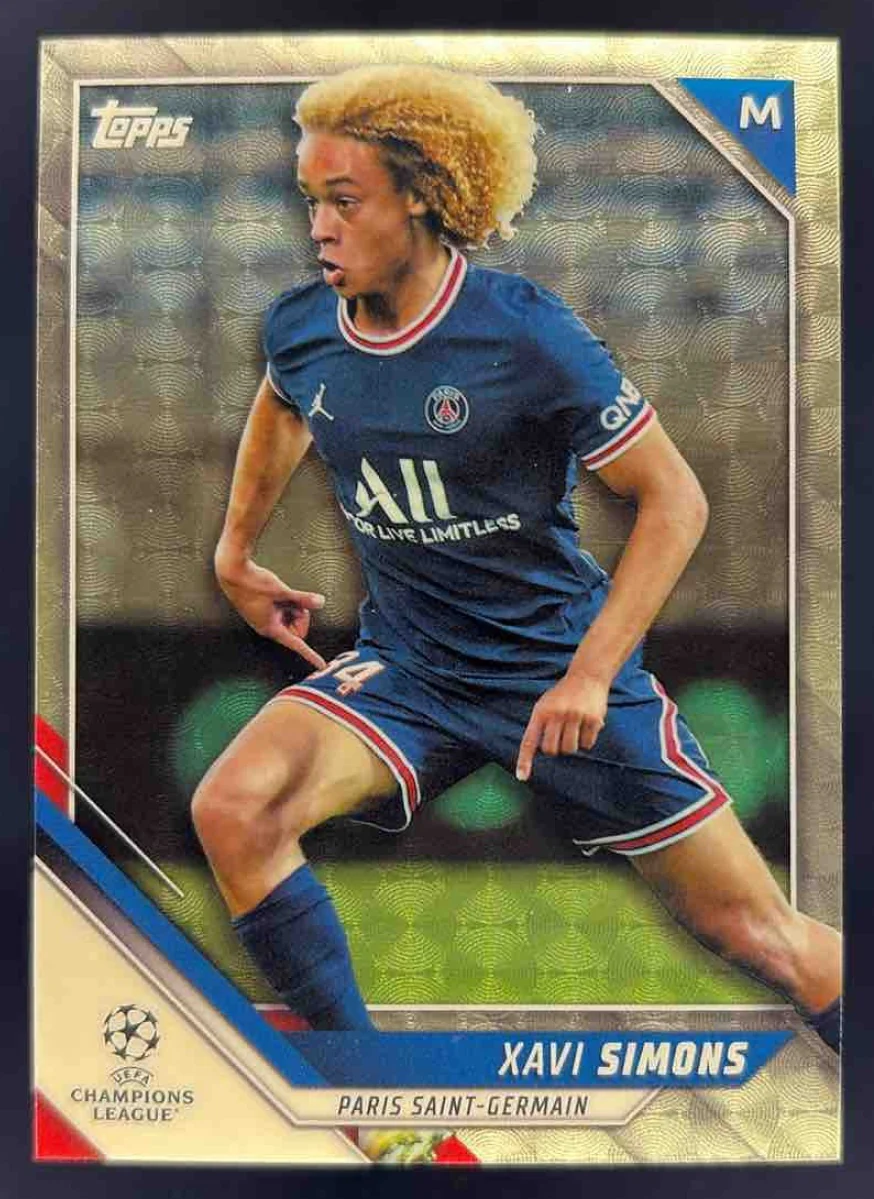 2021 Topps UEFA Champions League Japan Edition SuperFractor #87 Xavi Simons 1/1