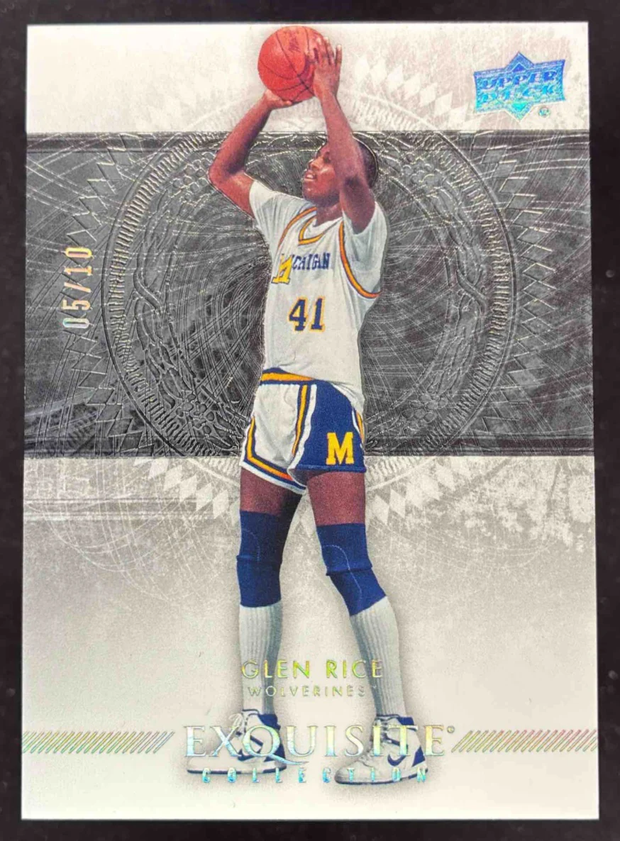 2013-14 Upper Deck Exquisite Silver Spectrum #25 Glen Rice /10
