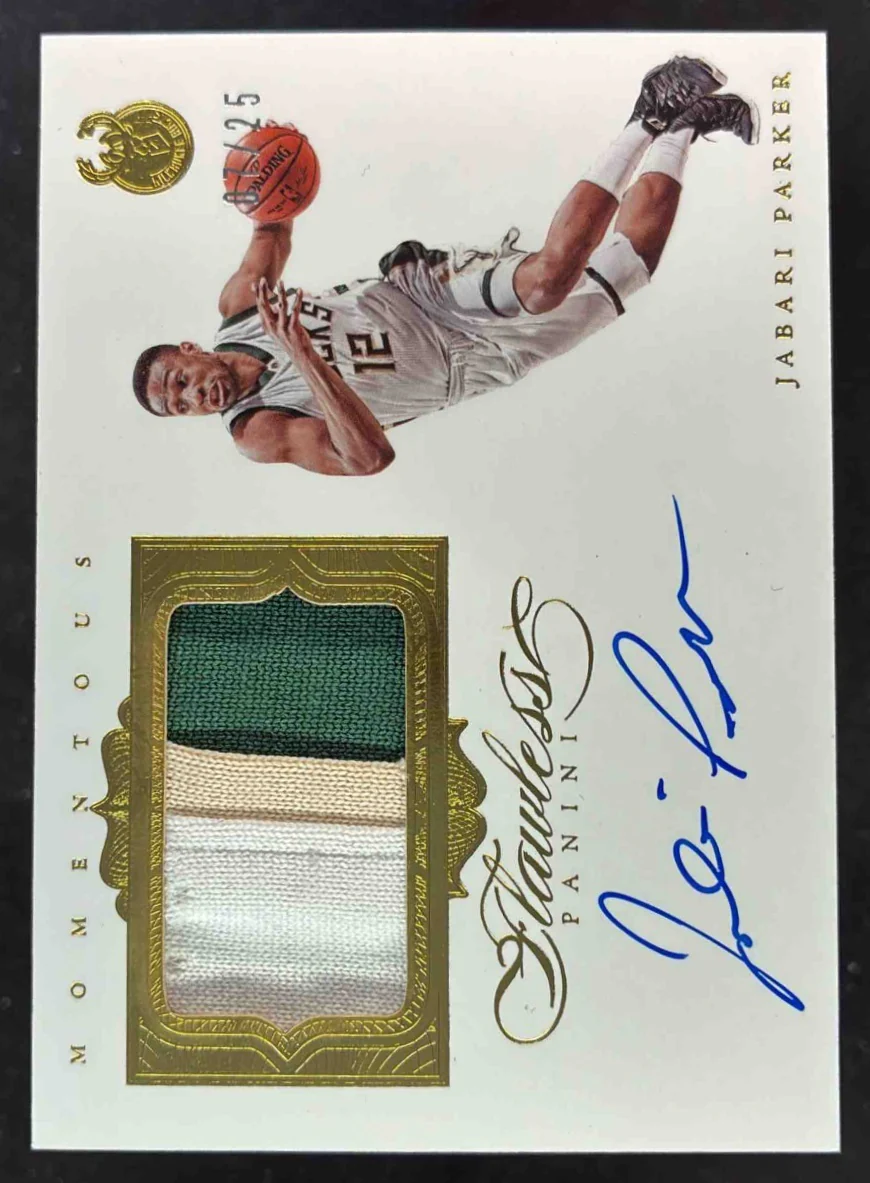 2015 Flawless Momentous Memorabilia #MM-JP Jabari Parker Auto /25