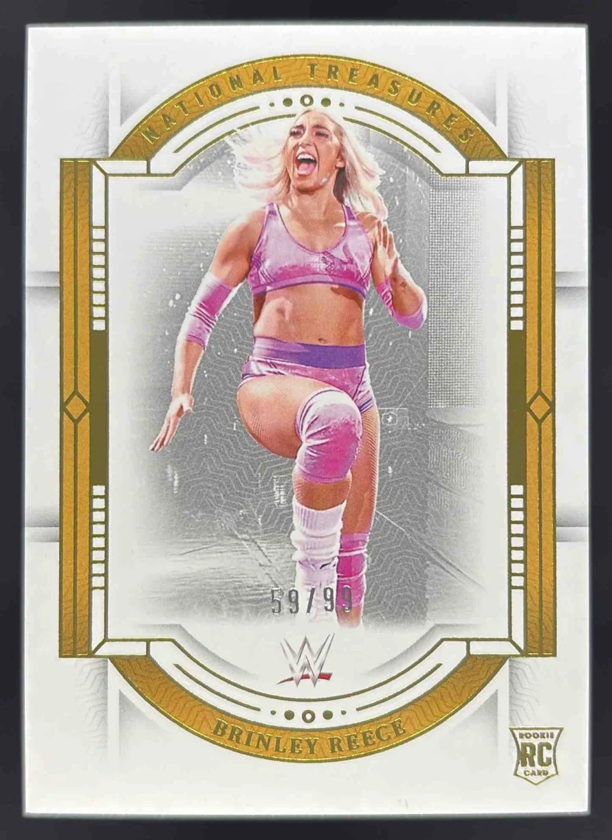2024 Panini National Treasures WWE #34 Brinley Reece /99