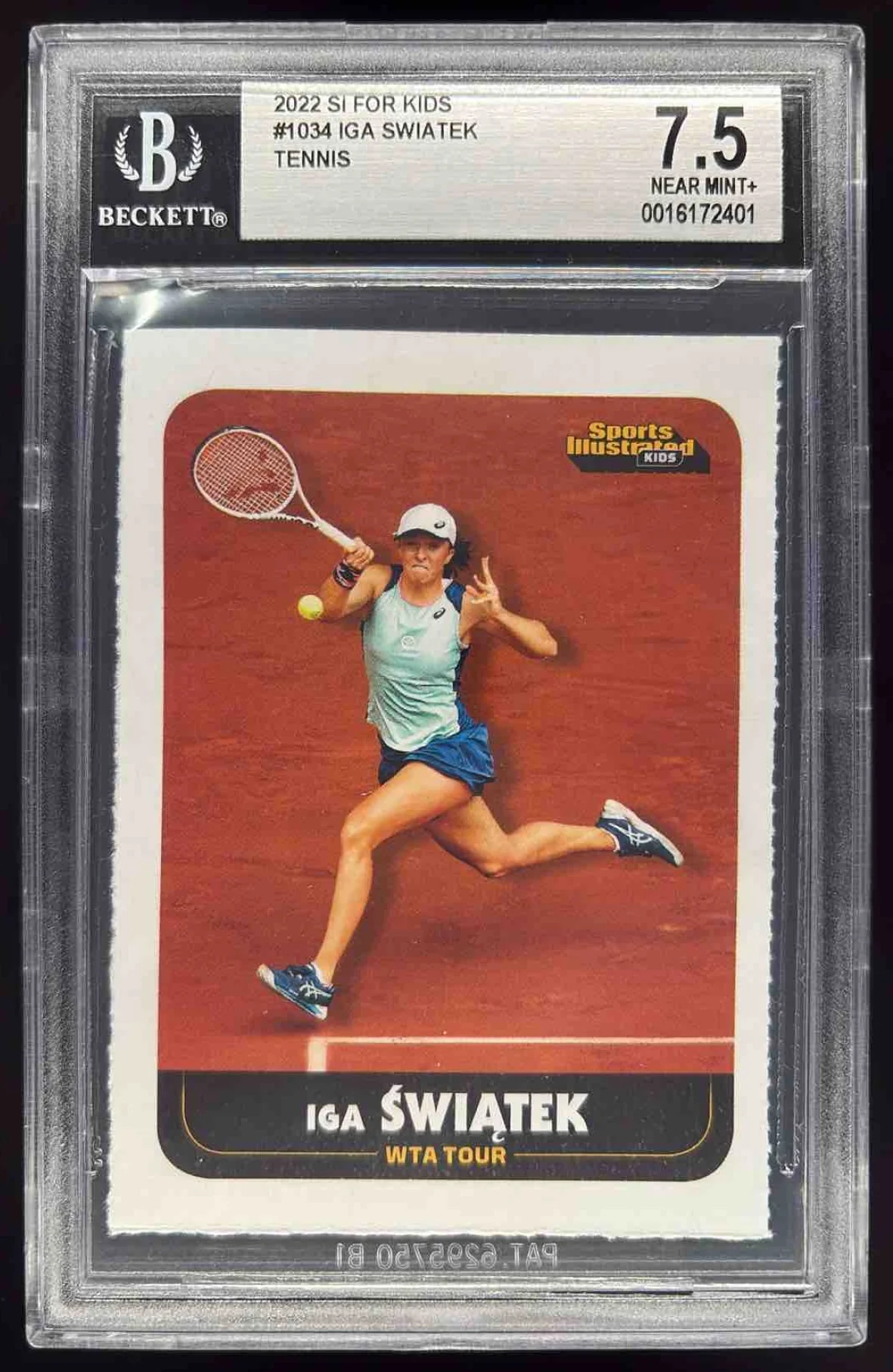 2022 Sports Illustrated For Kids #1034 Iga Swiatek BGS 7.5