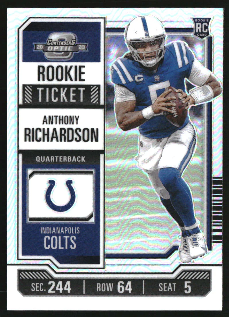 2023 Panini Contenders Optic Silver #60 Anthony Richardson RC Rookie