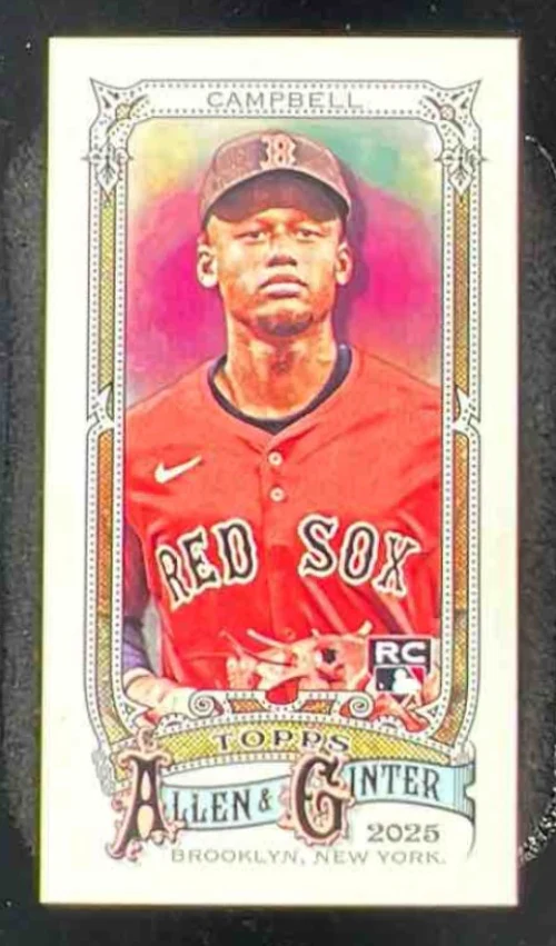 2025 Topps Allen & Ginter Mini Exclusives #385 Kristian Campbell RC