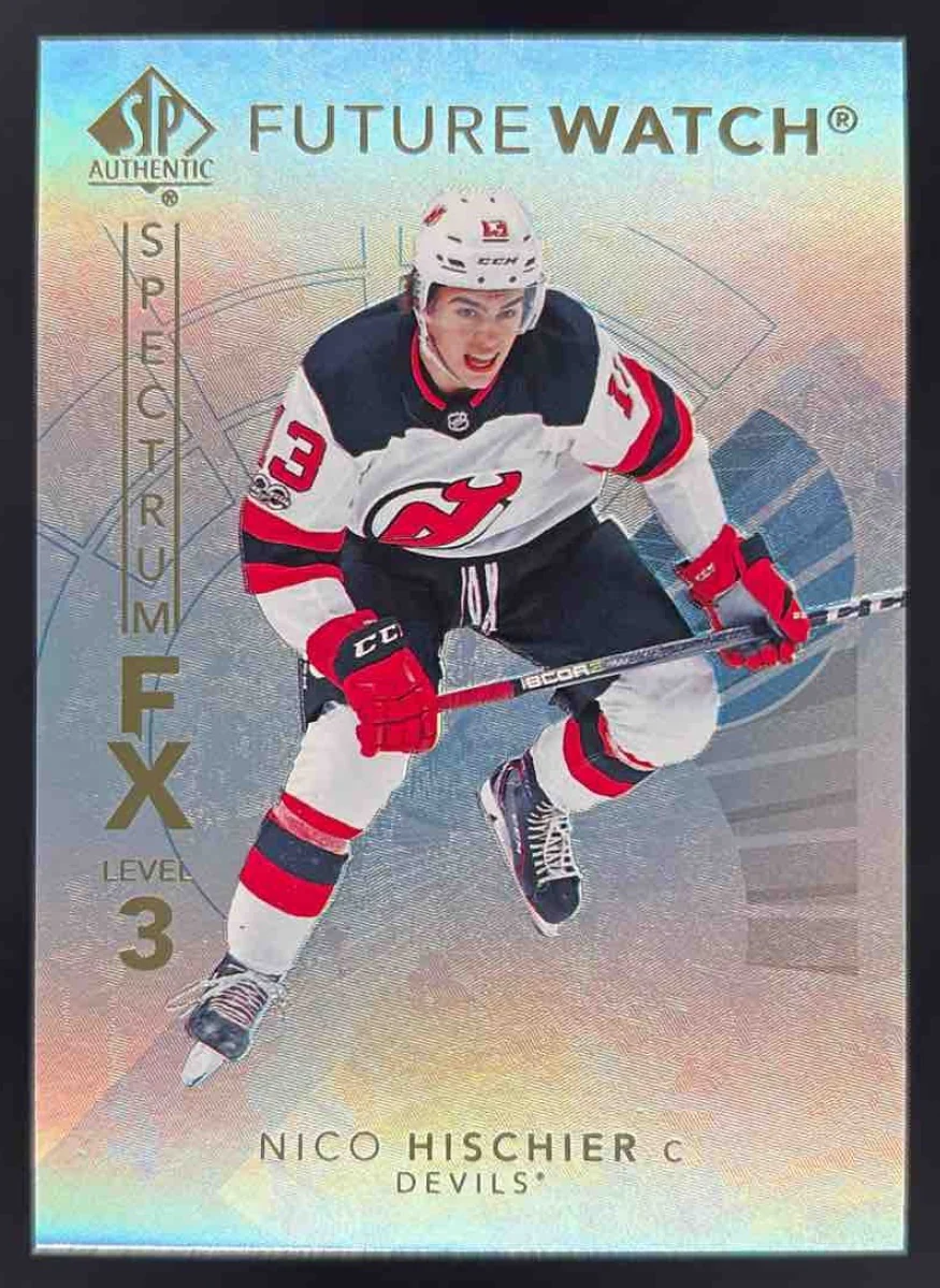 2017-18 SP Authentic Spectrum FX #S-91 Nico Hischier RC