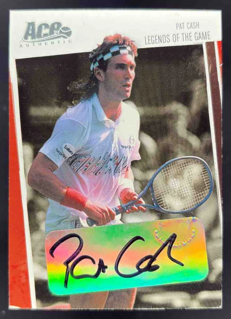 2006 Ace Authentic Legends Autographs #LG-5 Pat Cash Autograph Auto /400