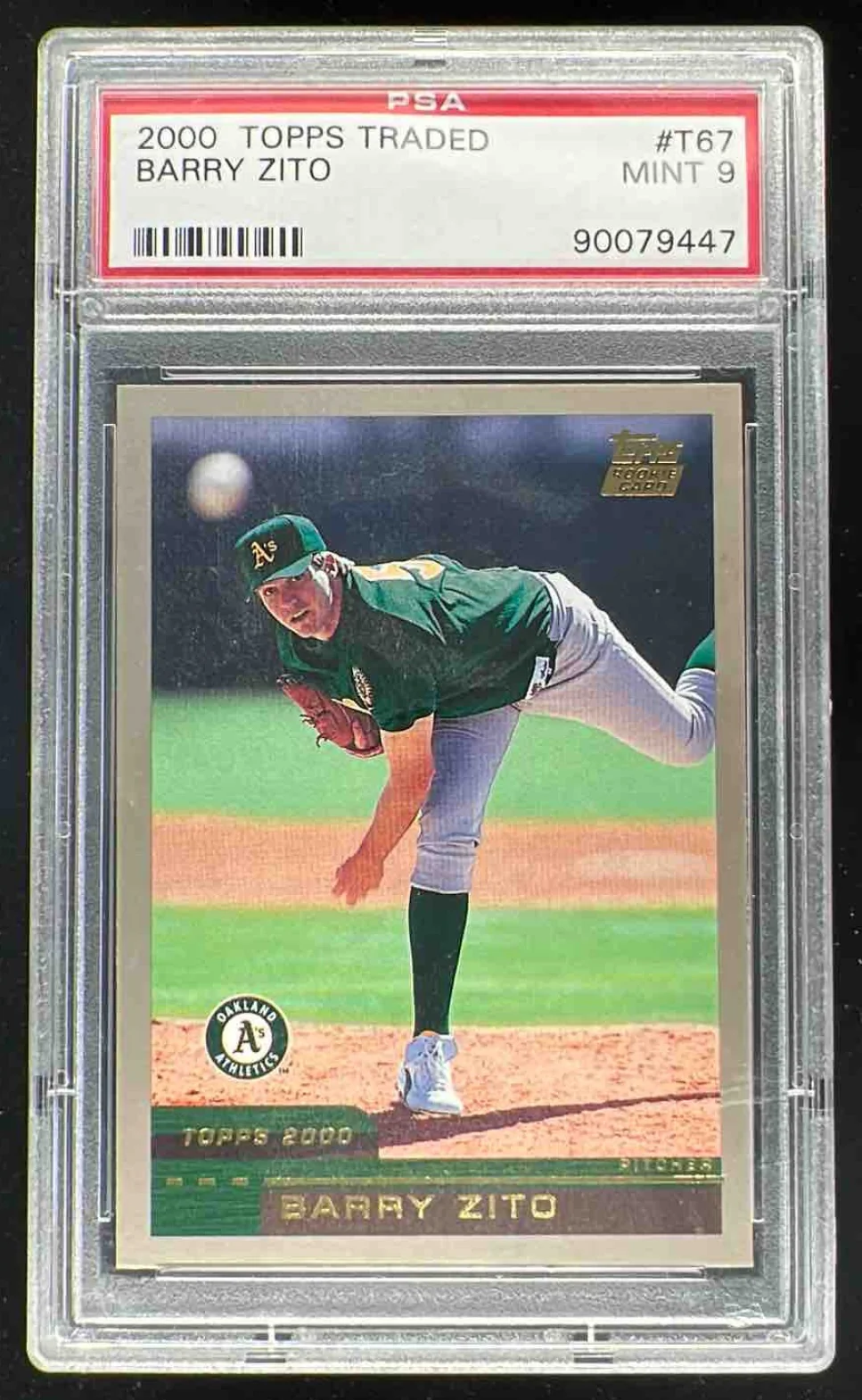 2000 Topps Traded & Rookies #T67 Barry Zito RC PSA 9