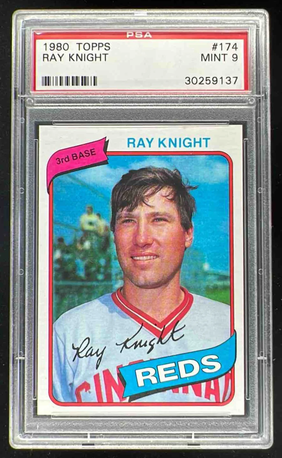 1980 Topps #174 Ray Knight PSA 9