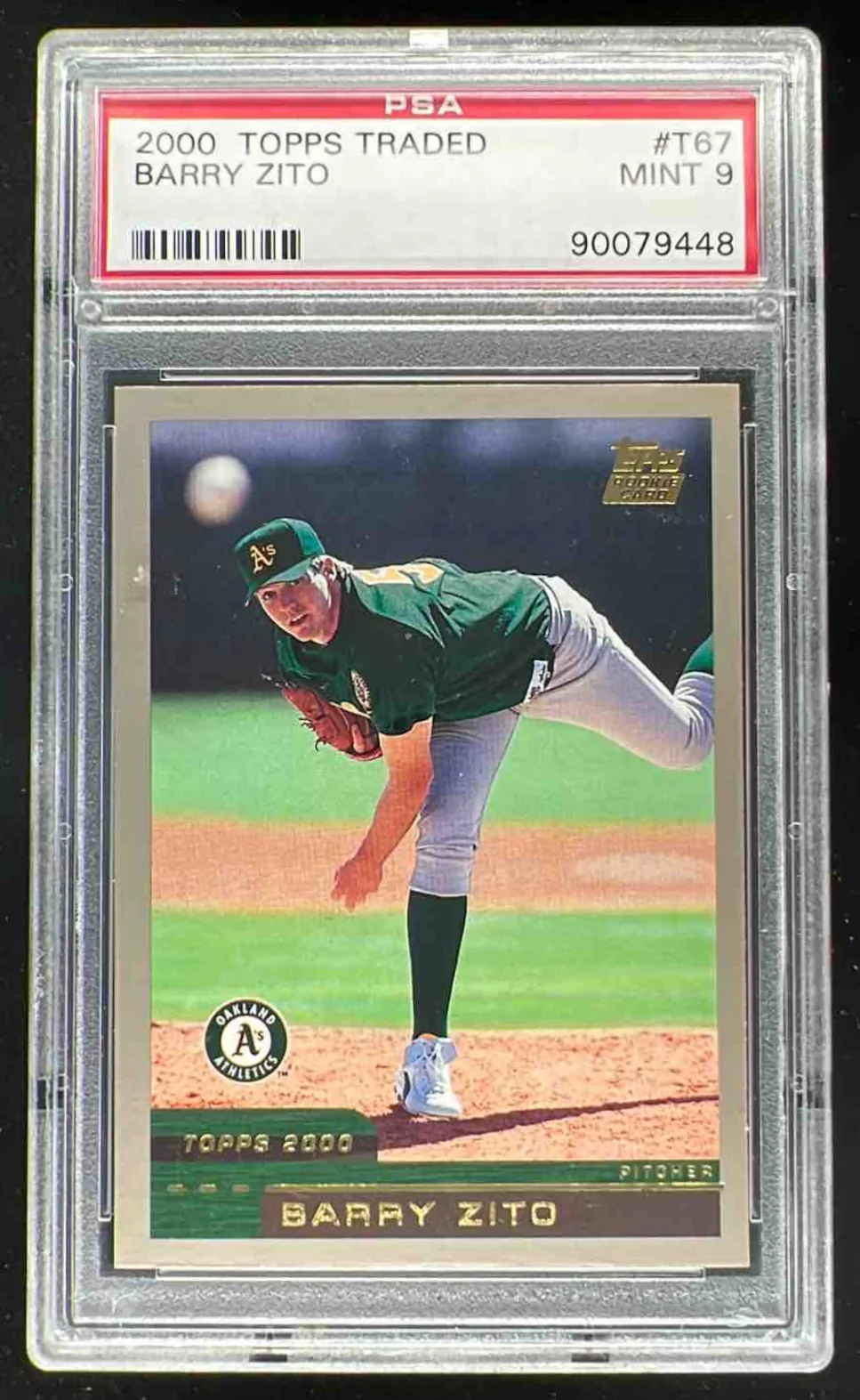 2000 Topps Traded & Rookies #T67 Barry Zito RC PSA 9