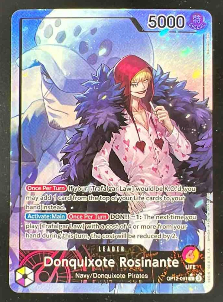 One Piece Donquixote Rosinante 061 Alternate Art - Legacy of the Master OP12