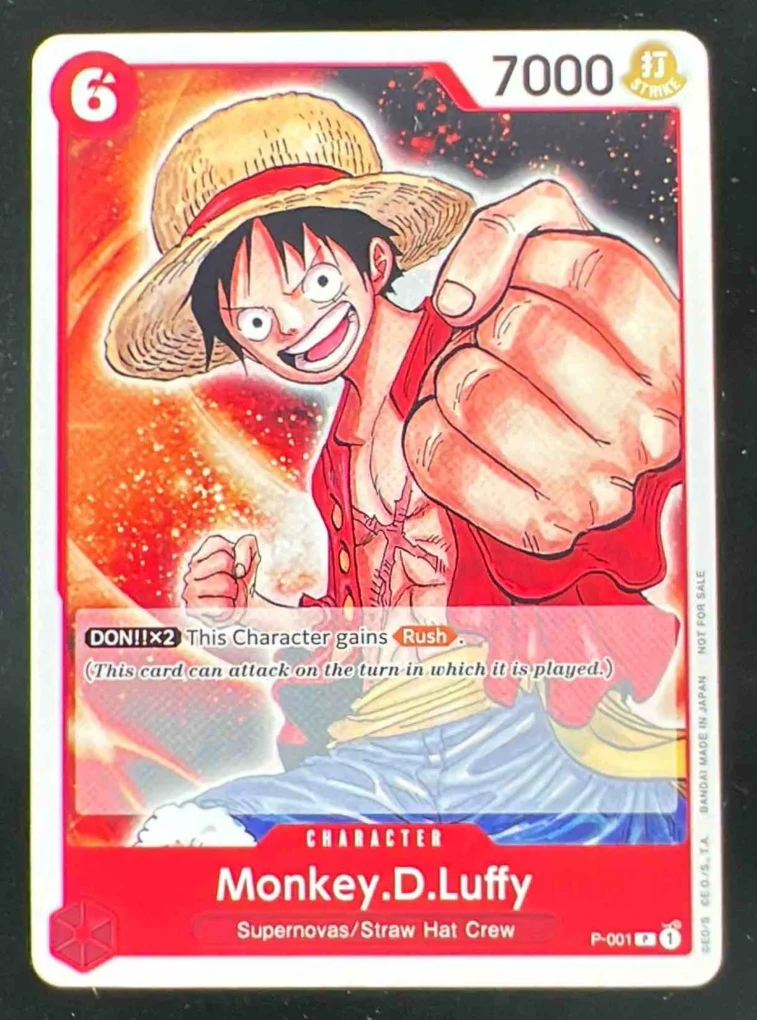 One Piece Monkey.D.Luffy 001 - One Piece Demo Deck Cards OPDD