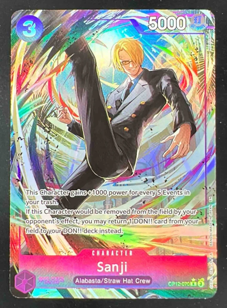 One Piece Sanji 070 Alternate Art - Legacy of the Master OP12