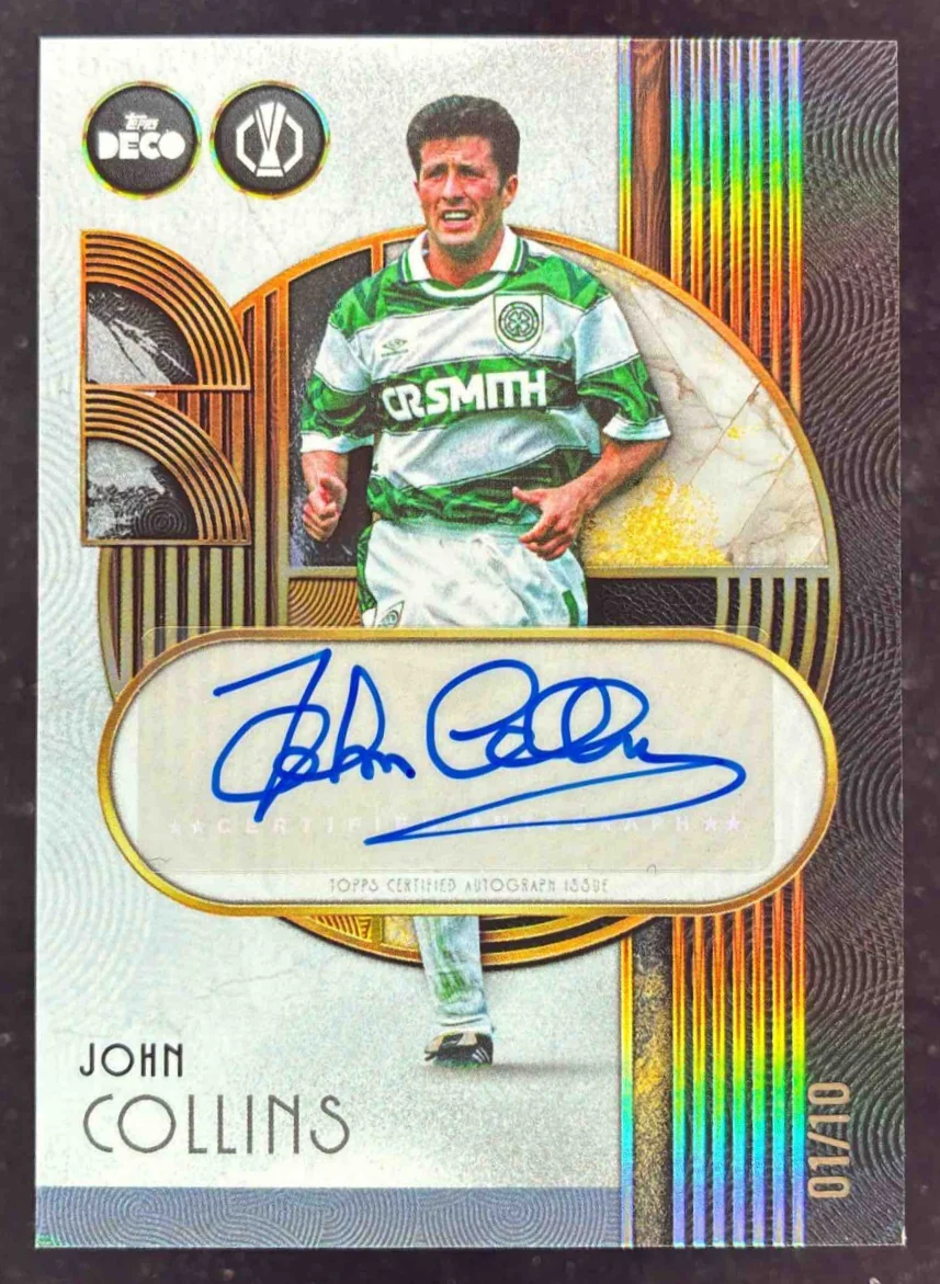2025-26 Topps Deco Soccer Autographs Black #NNO John Collins Auto /10