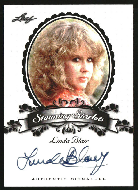 2013 Leaf Pop Century Stunning Starlets Autographs #SSLB1 Linda Blair Auto