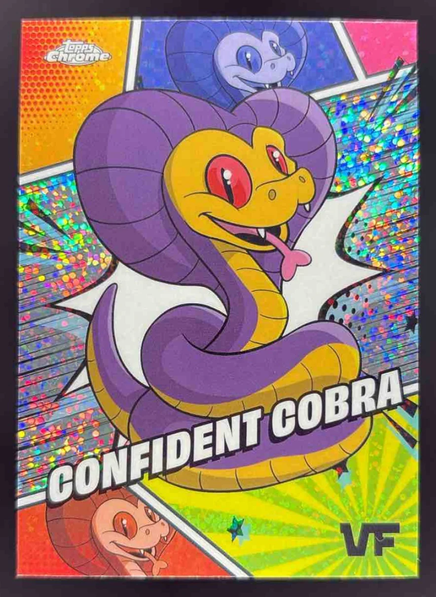 2025 Topps Chrome VeeFriends Manga Speckle #MSS-55 Confident Cobra
