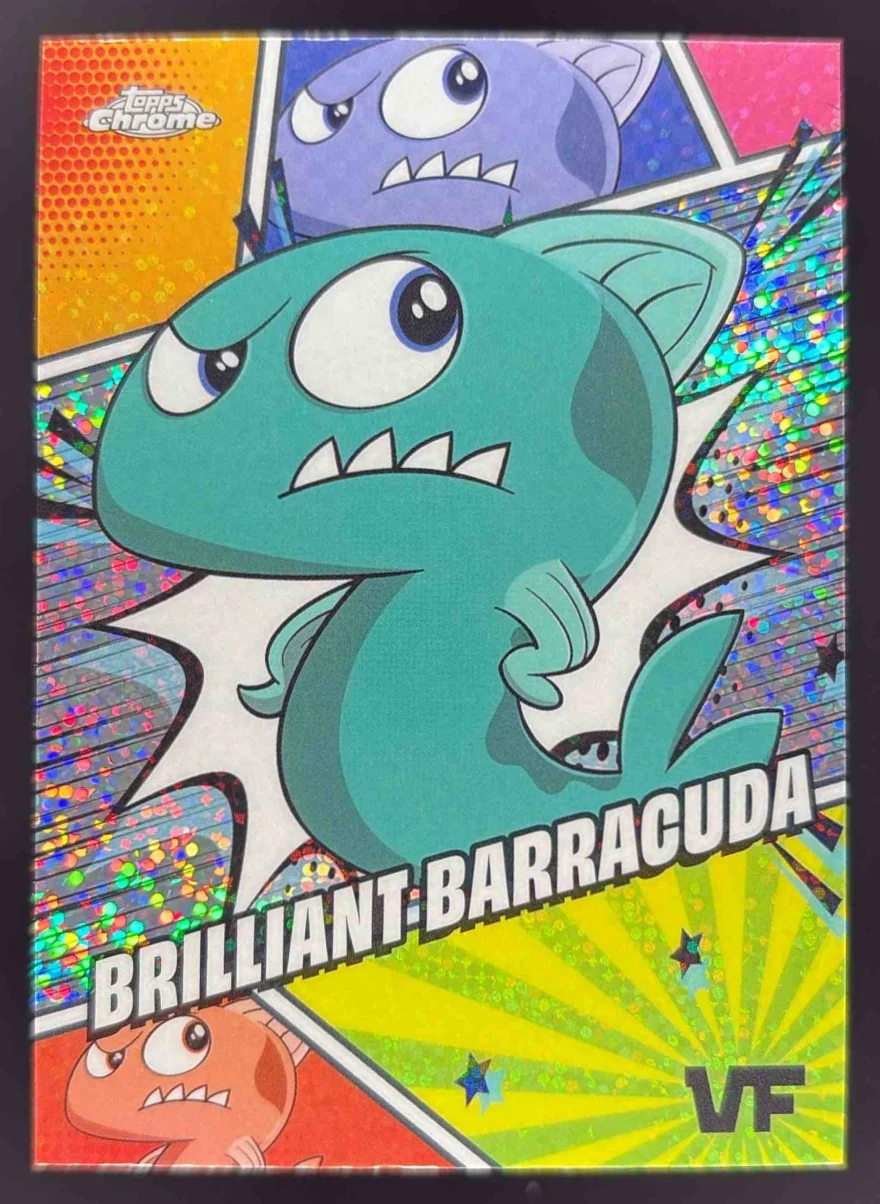 2025 Topps Chrome VeeFriends Manga Speckle #MSS-80 Brilliant Barracuda
