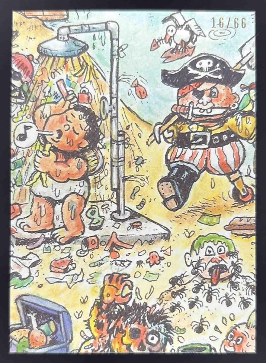 2021 Topps Garbage Pail Kids Go on Vacation Route 66 Asphalt #29b Oh Shawna /66 - Image 2