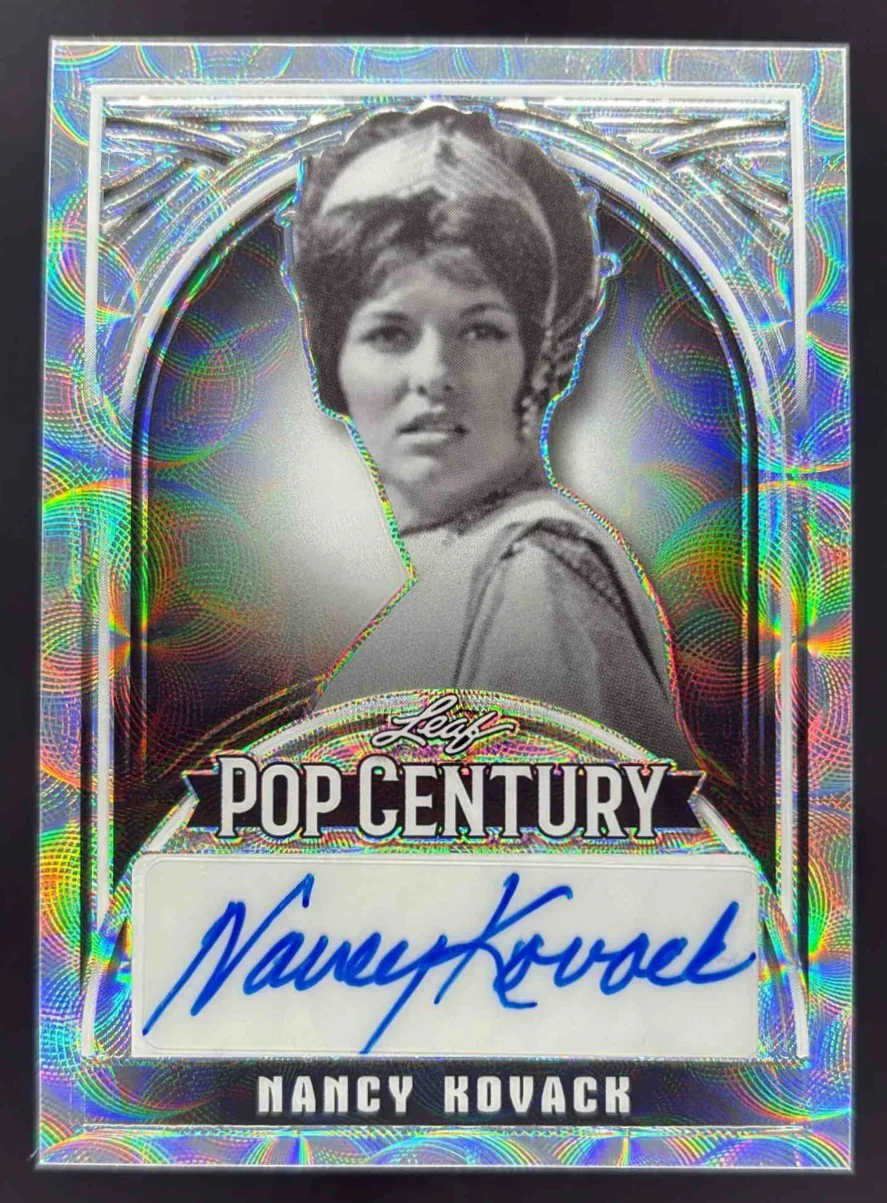 2024 Leaf Metal Pop Kaleidoscope Silver #BA-NK1 Nancy Kovack Autograph Auto /25
