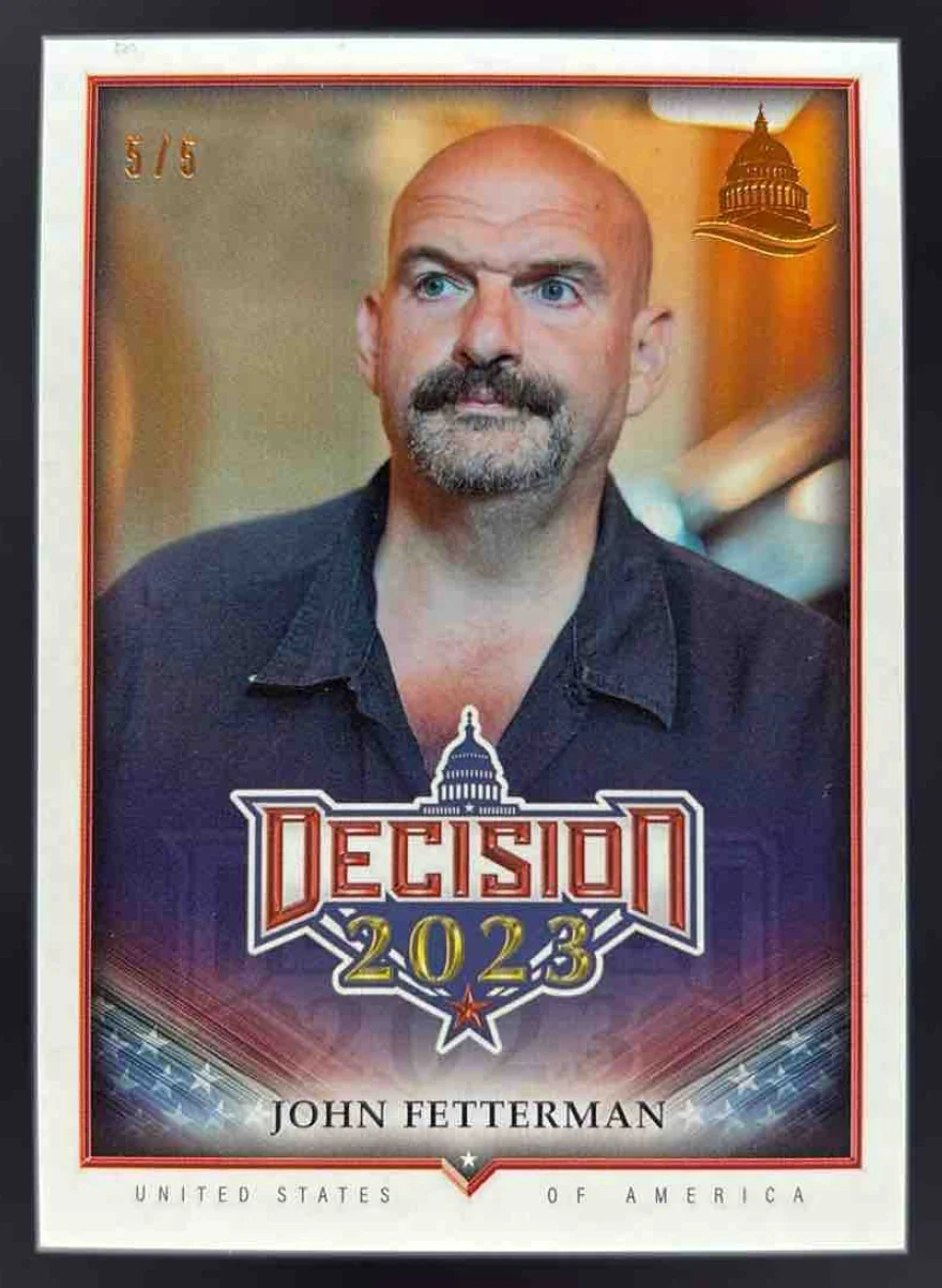 2023 Decision 2022 Update Bronze #303 John Fetterman /5