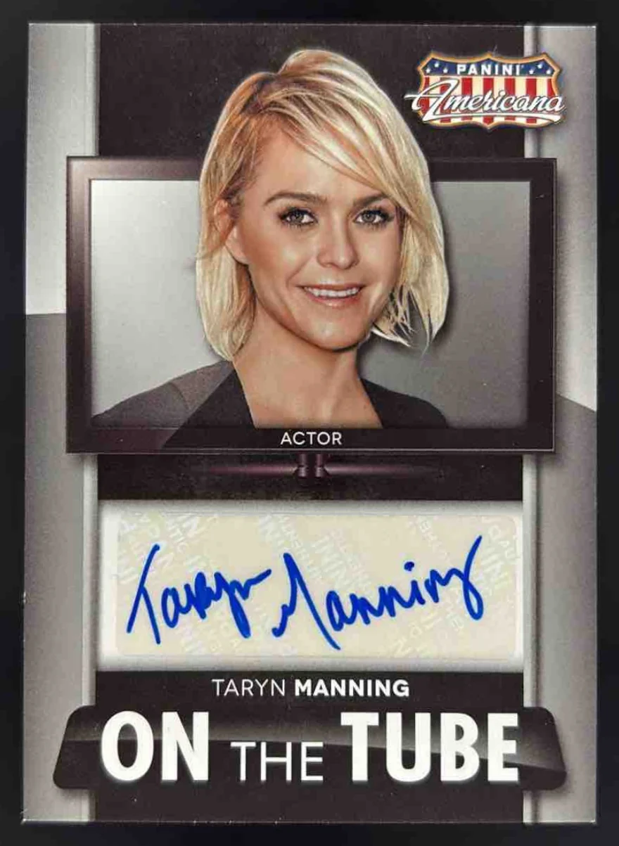 2015 Panini Americana On the Tube Modern Signatures #14 Taryn Manning Auto