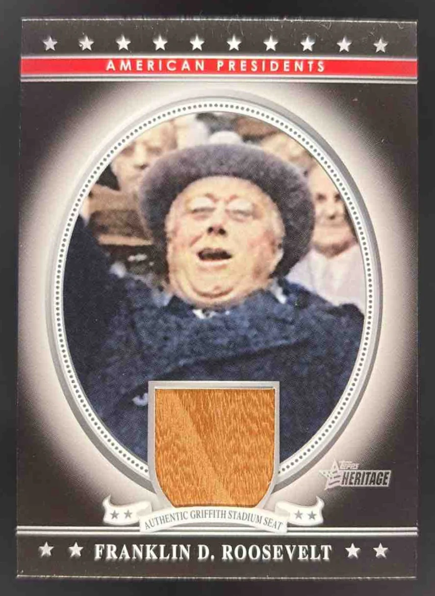 2009 Topps American Heritage Relics #AHR-FDR2 Franklin D Roosevelt