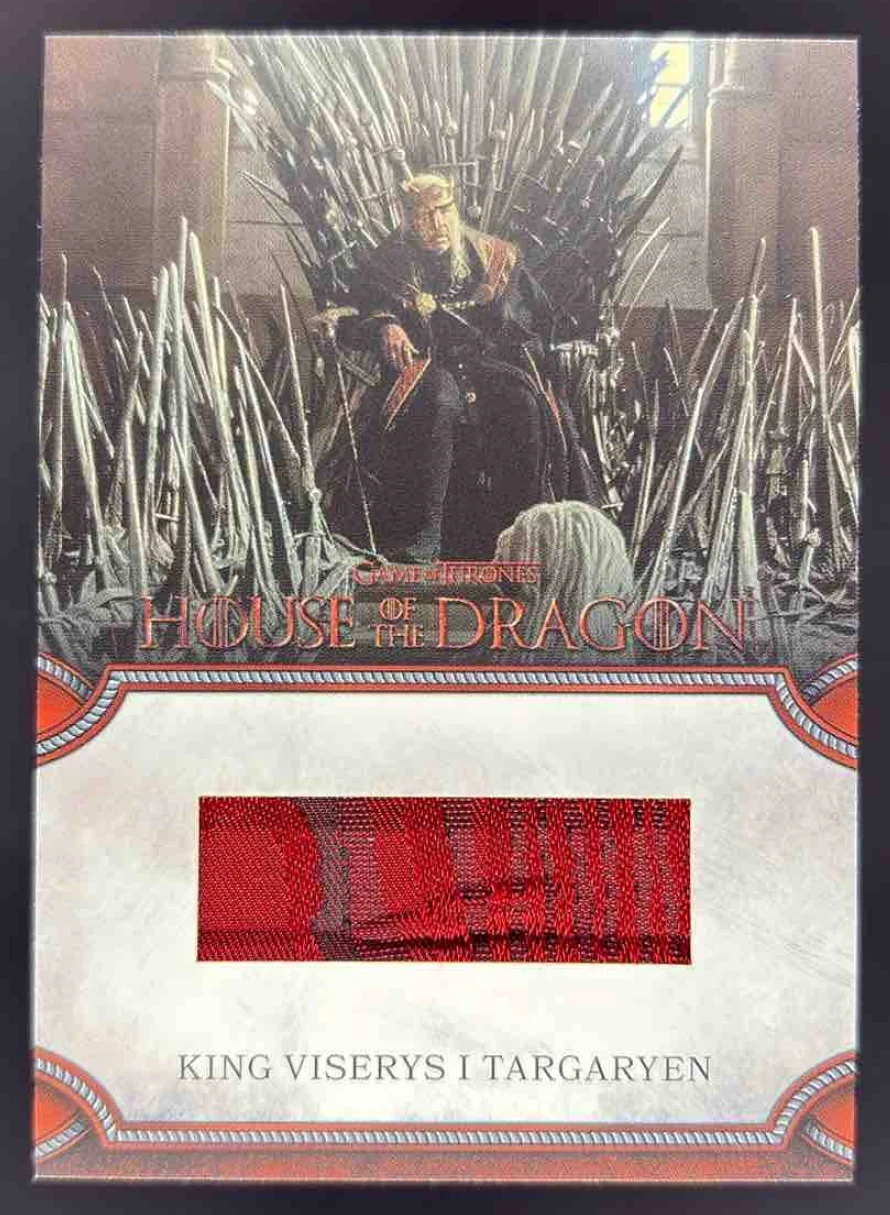 Game of Thrones House of the Dragon Costume Material #RC47 Viserys Targaryen