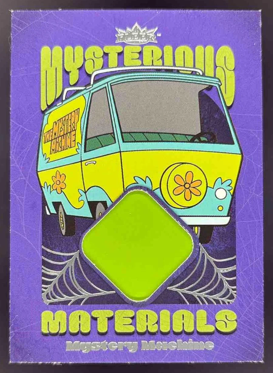 2024 Fleer Scooby-Doo Mysterious Materials Manufactured Relics Mystery Machine