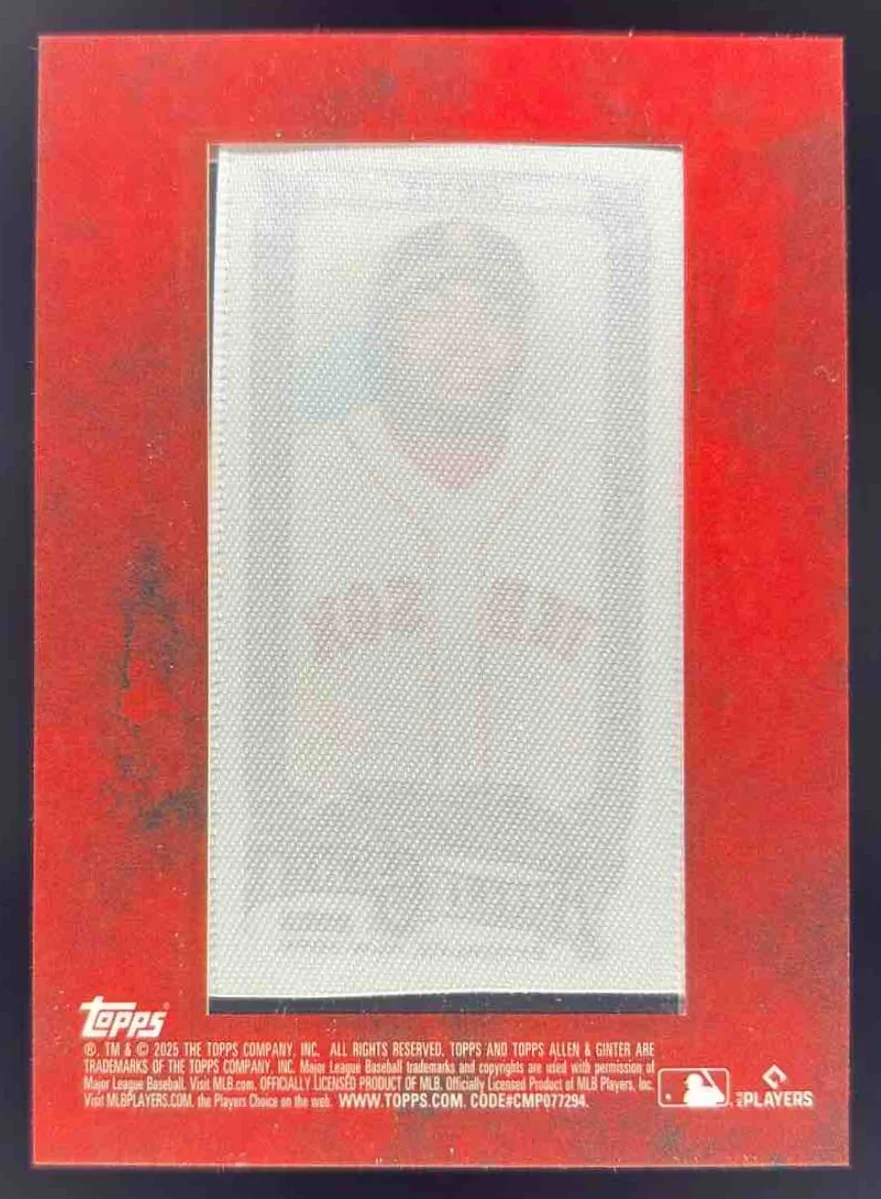 2022 Topps Allen & Ginter Cloth Mini David Ortiz /10 - Image 2