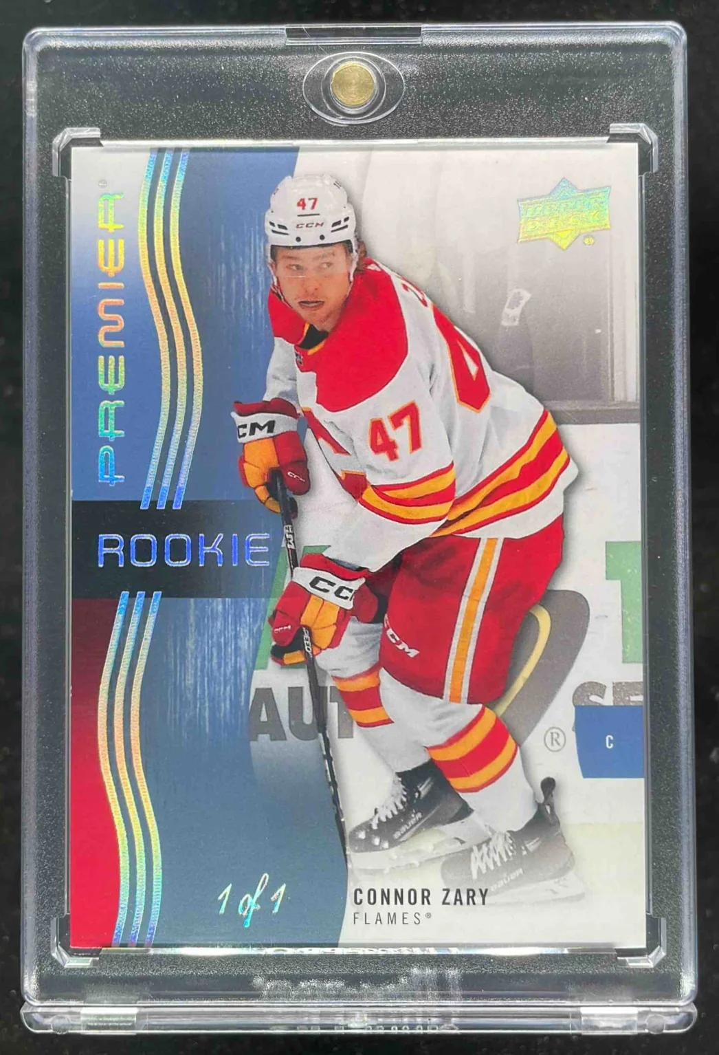 2023-24 Upper Deck Premier Platinum #114 Connor Zary RC 1/1