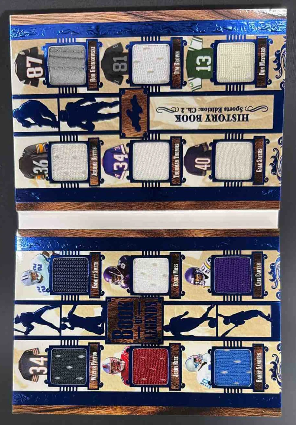 2025 Leaf Payton Rice Sanders Smith Moss Cris Bettis Thurman Gale Gronkowski /5