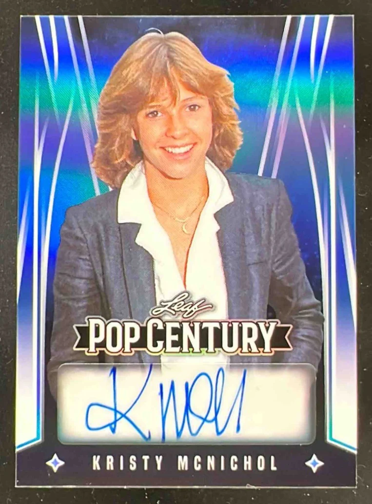 2025 Leaf Metal Pop Century Prismatic Blue Kristy McNichol Autograph Auto /3