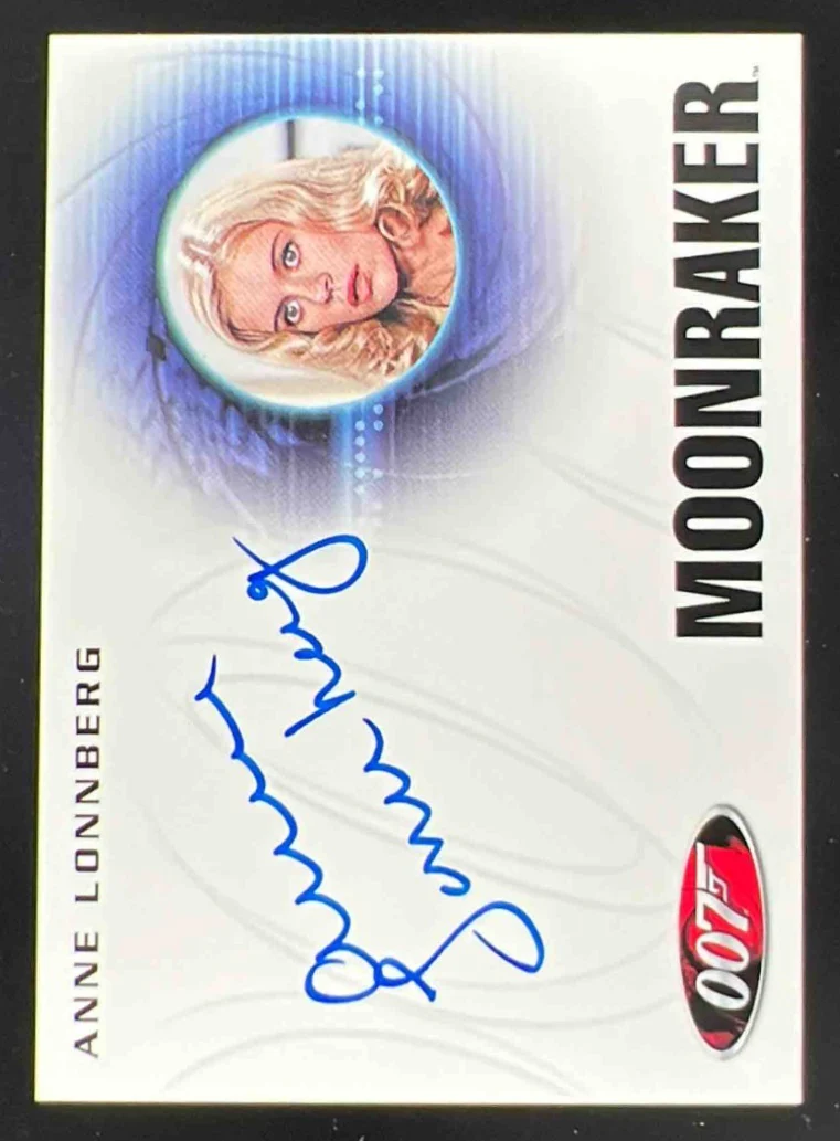 2010 007 Moonraker Autograph Anne Lonnberg as Museum Guide Auto