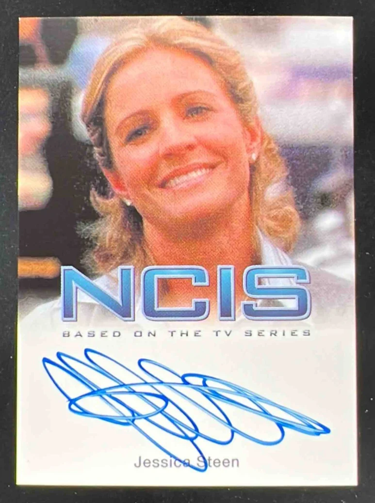 2012 CBS NCIS Autograph Jessica Steen Paula Cassidy Auto