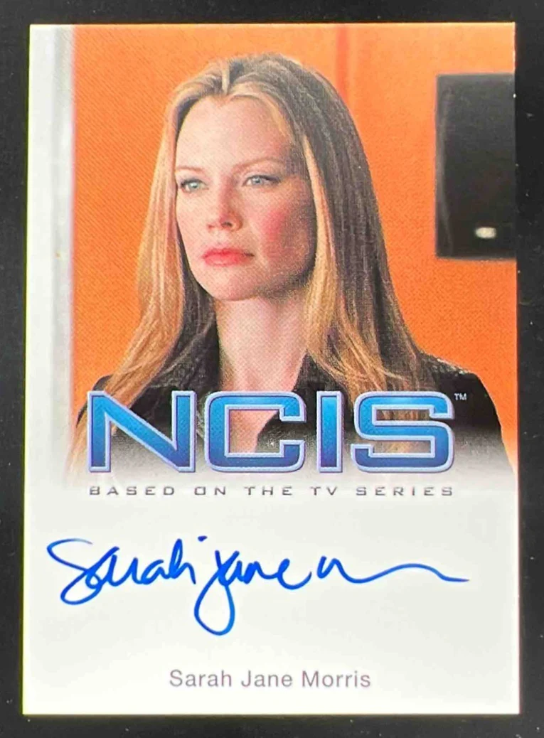 2012 CBS Studios NCIS Autograph Sarah Jane Morris Auto EJ Barrett