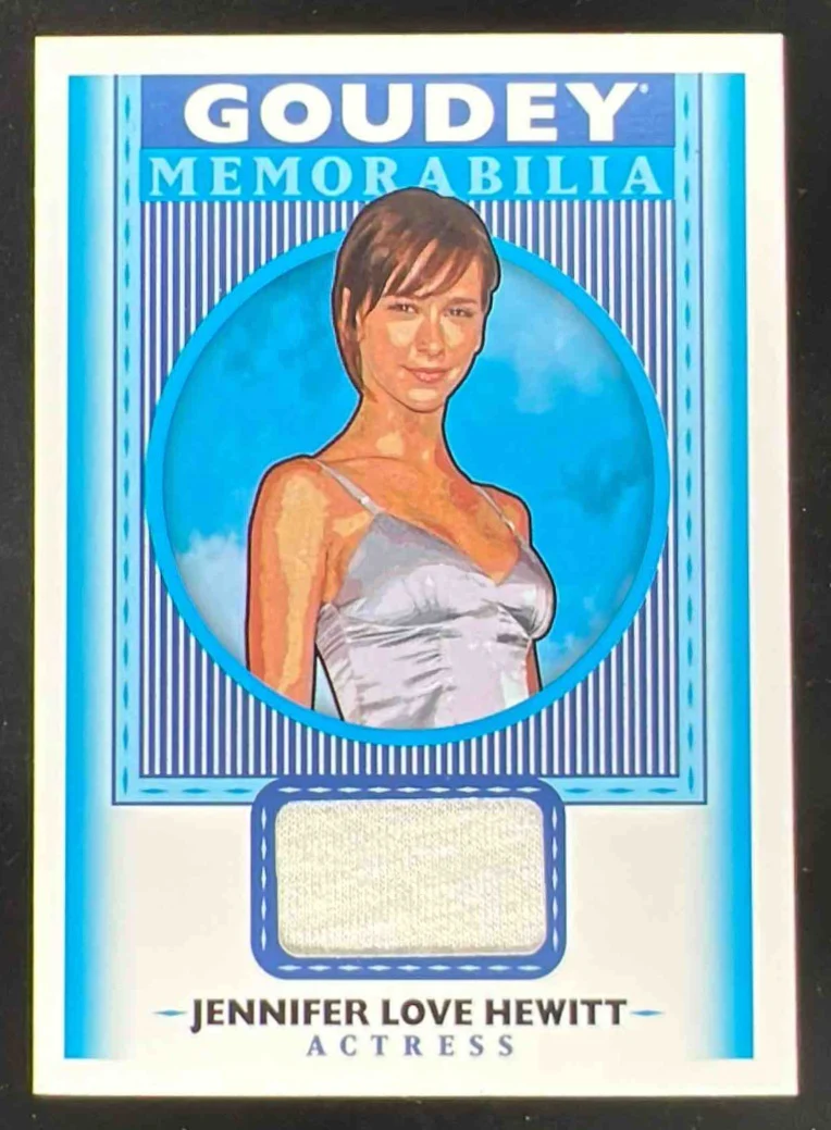 2019 Upper Deck Goodwin Champions Goudey Memorabilia #GM-JL Jennifer Love Hewitt