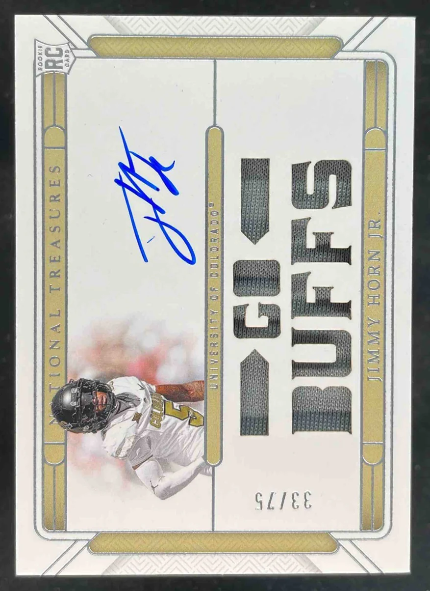 2025 National Treasures Collegiate Team #21 Jimmy Horn Jr. Auto /75