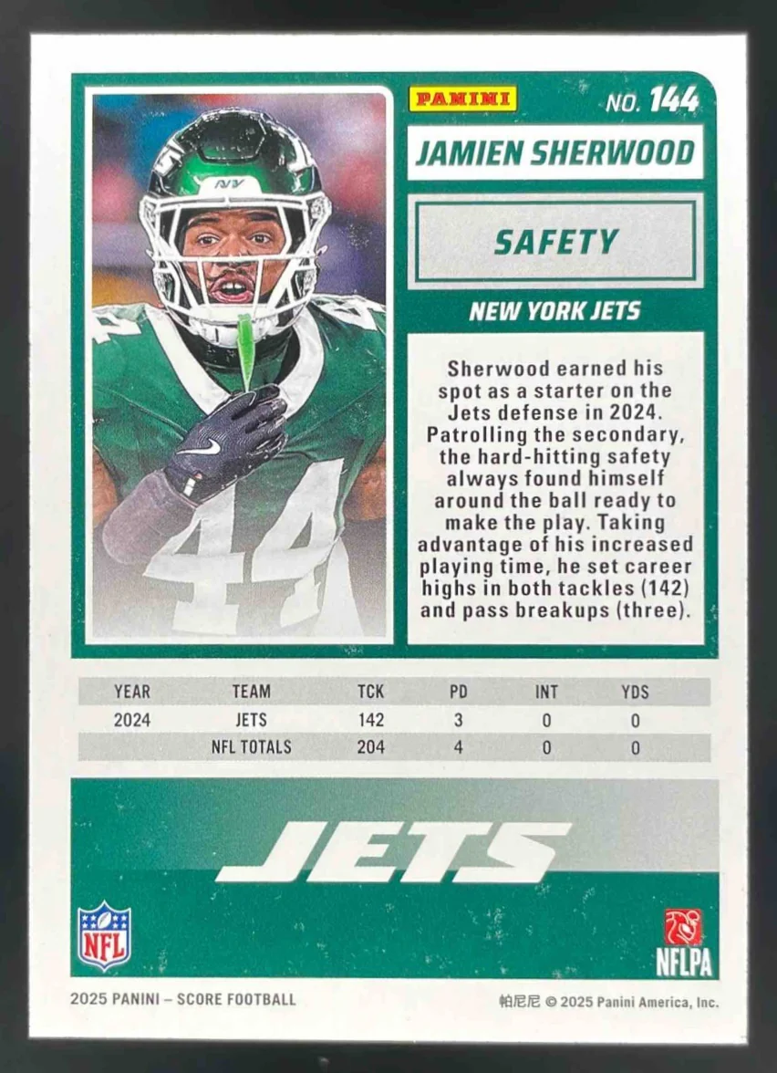 2025 Panini Score Extraterrestrial #144 Jamien Sherwood - Image 2