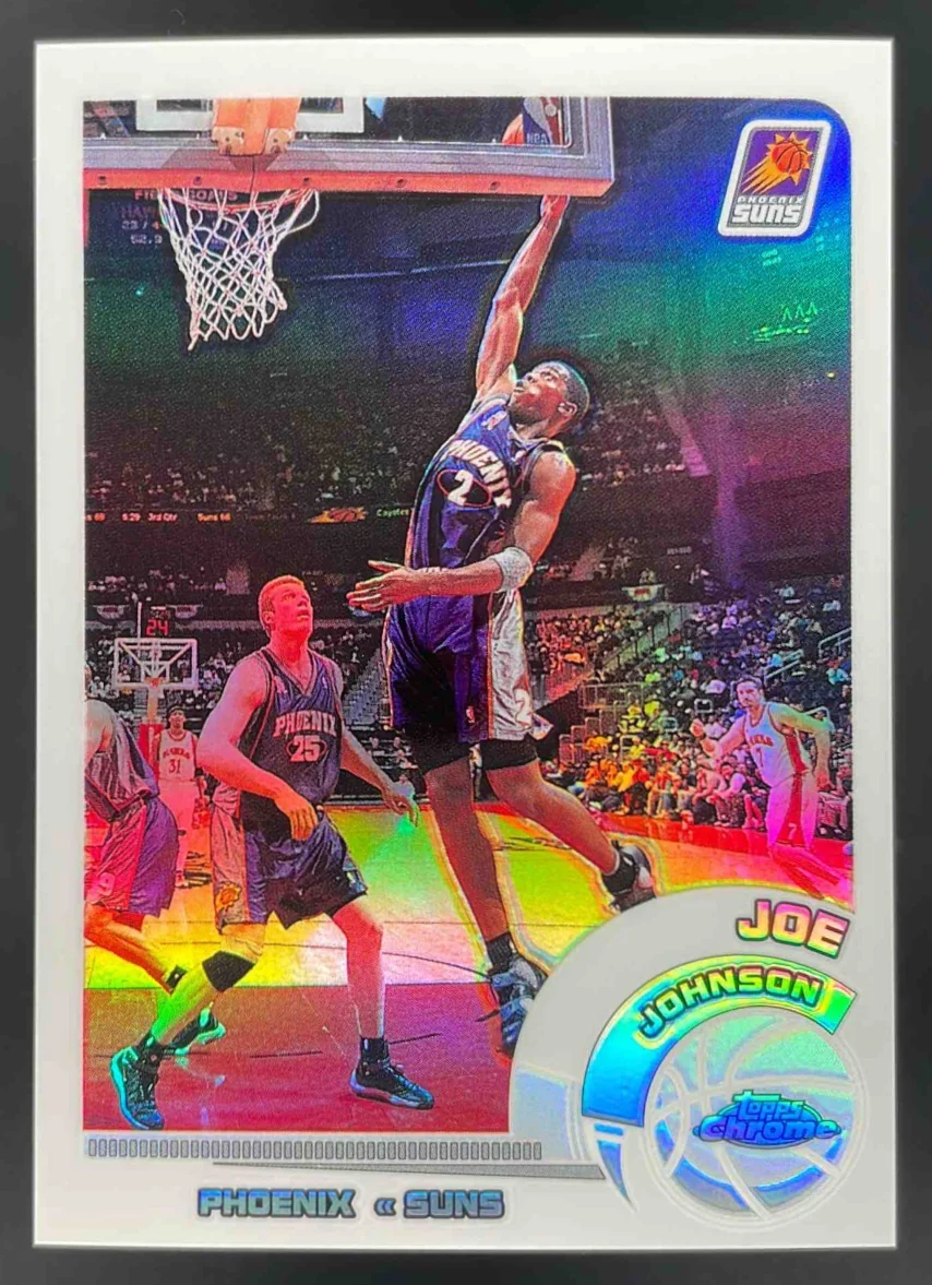 2002-03 Topps Chrome Refractors White Border #109 Joe Johnson /249