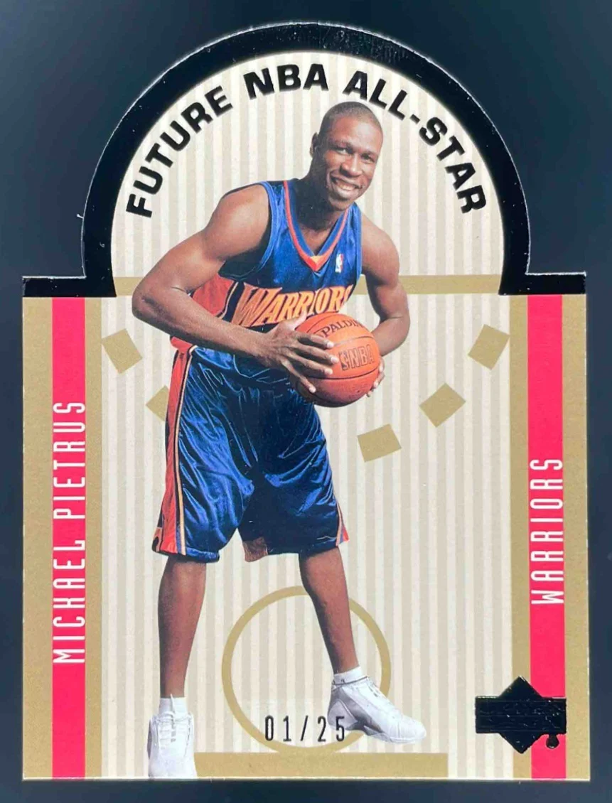2003-04 Upper Deck Future NBA All Stars Black #E5 Mickael Pietrus RC /25