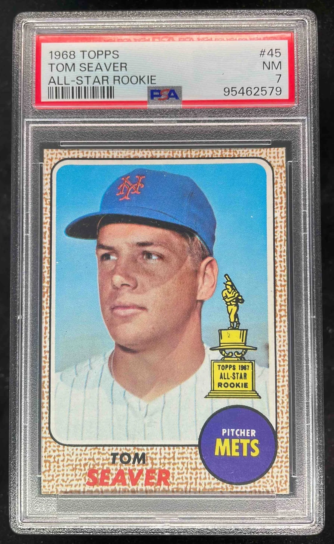 1968 Topps #45 Tom Seaver RC PSA 7