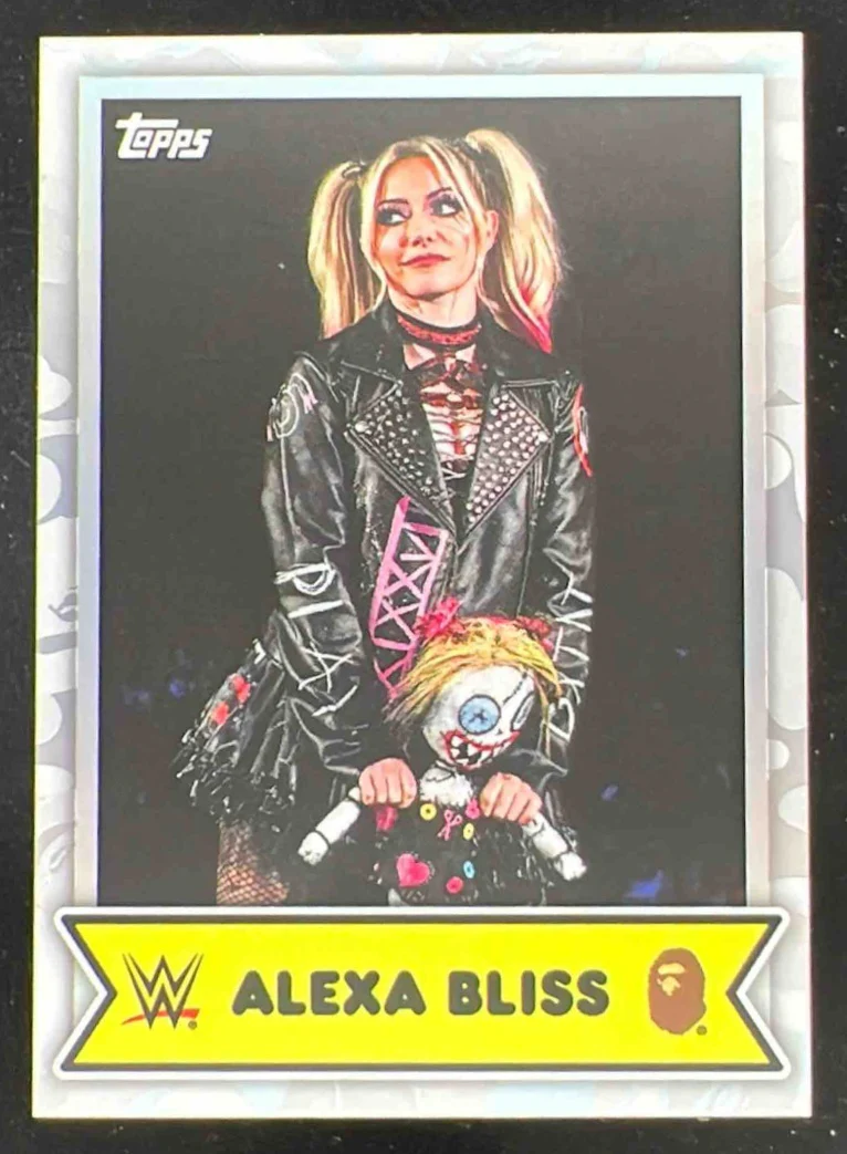 2025 Topps WWE x Bape White Camo #32 Alexa Bliss