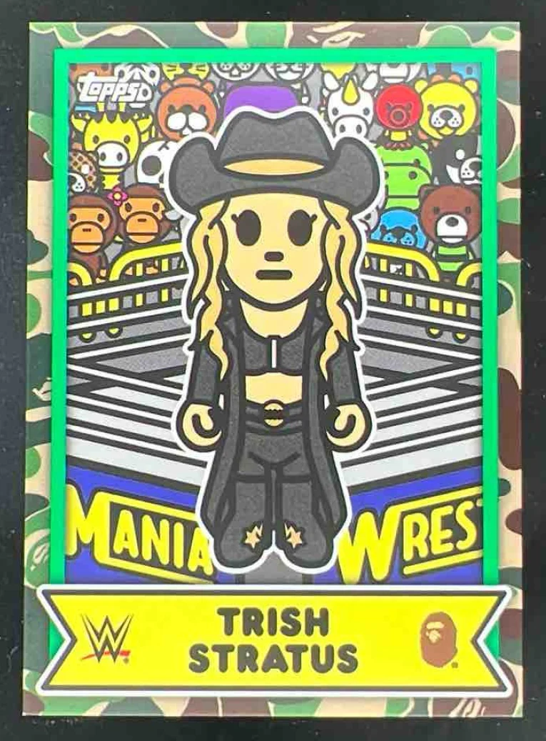 2025 Topps WWE x Bape Baby Milo Camo #24 Trish Stratus