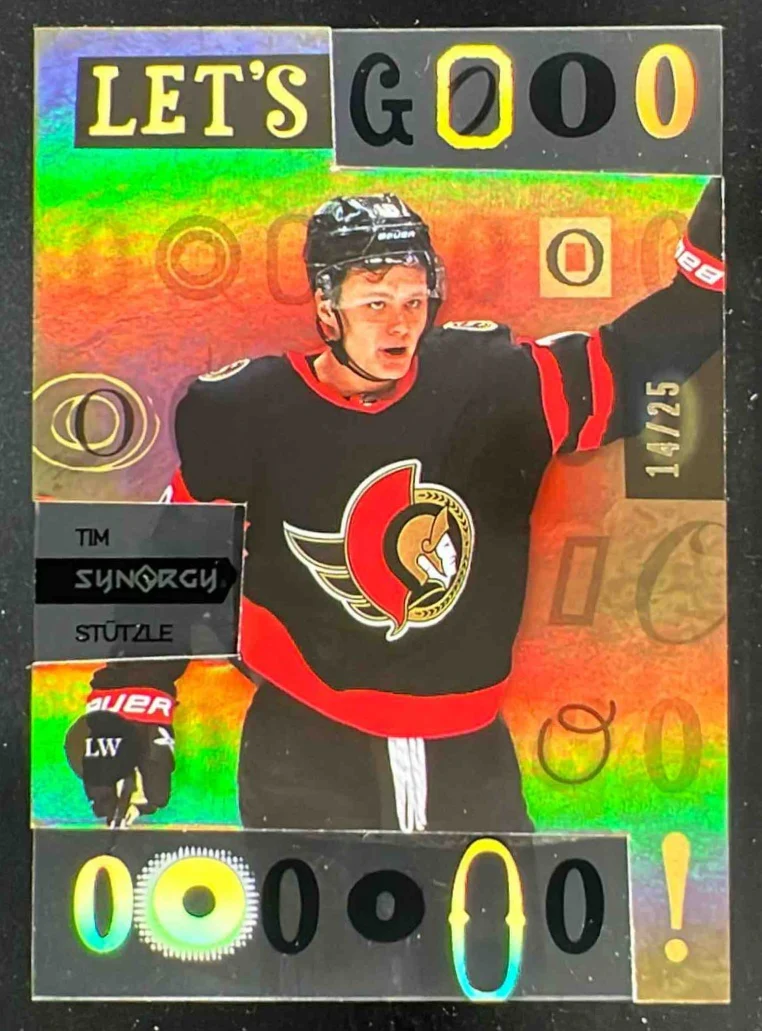 2023-24 Upper Deck Synergy Let's Goooo! Spectrum #LG-17 Tim Stutzle /25