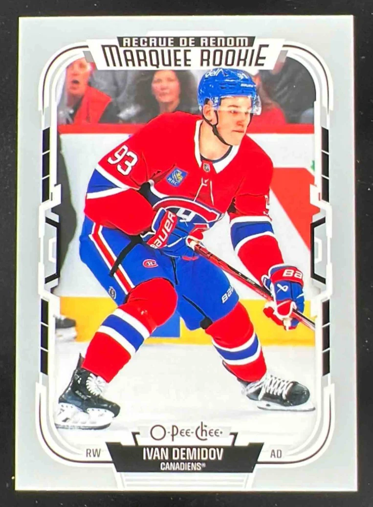 2025-26 Upper Deck O-Pee-Chee #542 Ivan Demidov RC Marquee Rookie